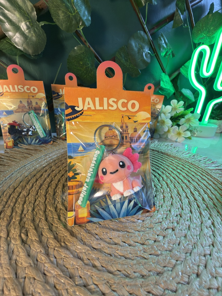 Llavero 3D Jalisco con empaque personalizado